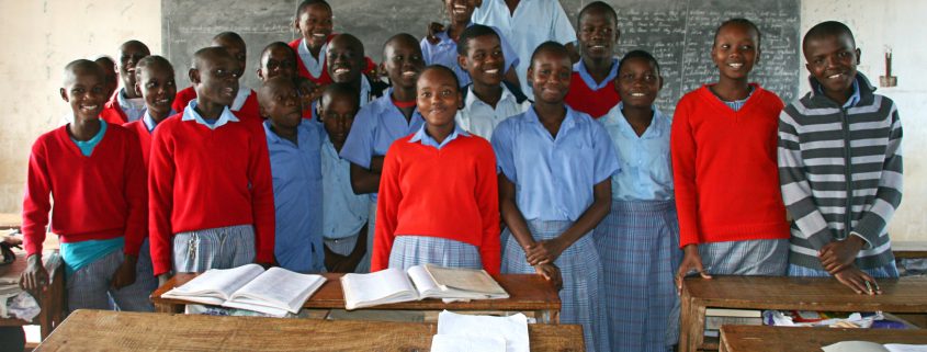 Year 8 students working towards KCPE